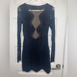 LONG SLEEVE BLACK DRESS